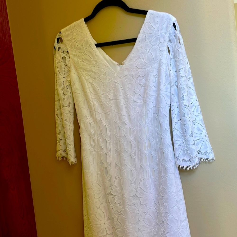 Lilly Pulitzer lace white dress